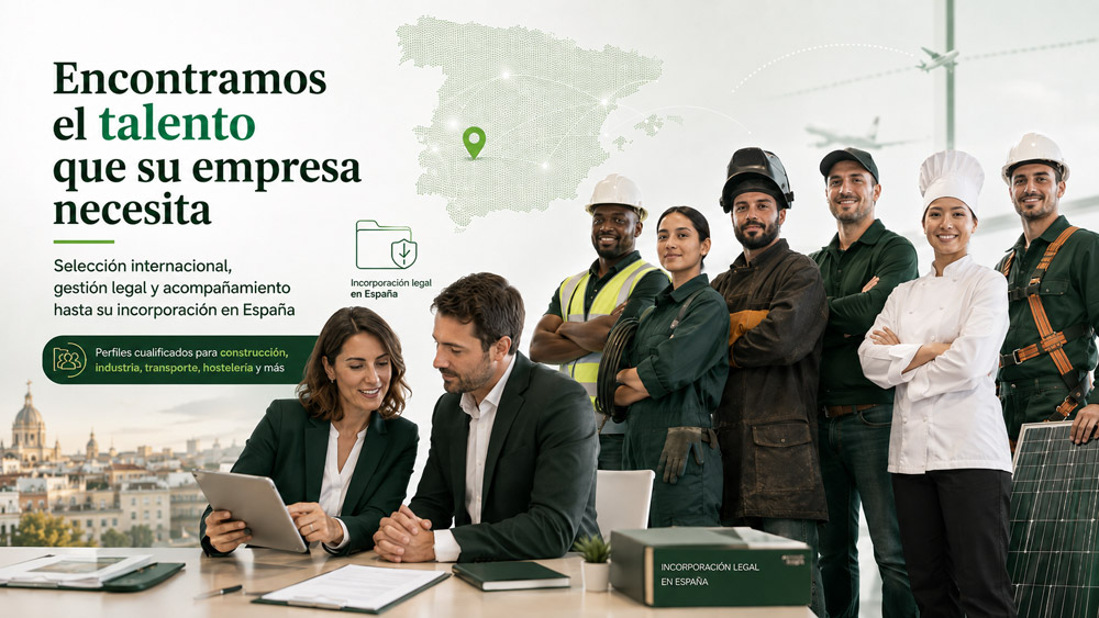 Contratación de trabajadores extranjeros en país de origen para trabajar en España